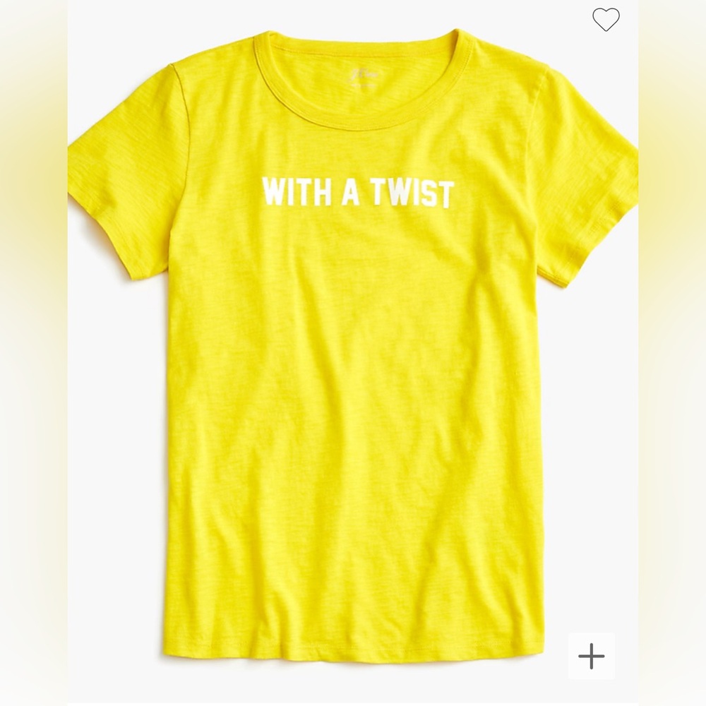 J. Crew 'with a twist' tshirt